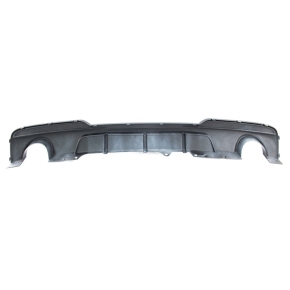 Sportdiffusor Heckdiffusor Schwarz glanz Duplex passt für BMW 5er F10 ab 10-17