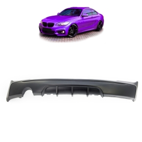 Sportdiffusor Heckdiffusor Schwarz matt passt für BMW 2er F22 F23 ab 2013-2021