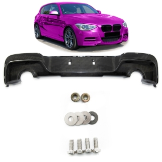 Sportdiffusor Heckdiffusor Carbon Duplex passt für BMW 1er F20 F21 ab 2011-2014