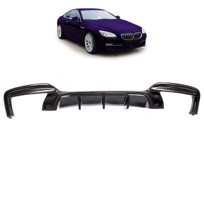  Sportdiffusor Heckdiffusor Carbon 4-Rohr passt für BMW 6er F12 F13 F06 ab 10-18