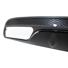 Sport-Heckdiffusor Schwarz matt passt für Mercedes C-Klasse W205 ab 14-18