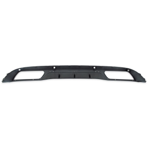 Sport-Heckdiffusor Schwarz matt Chrom passt für Mercedes C-Klasse W205 ab 14-18