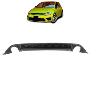 Sport-Heckdiffusor Schwarz matt Duplex passt für VW Golf VII 7 ab 2012-2017