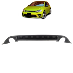 Sport-Heckdiffusor Schwarz matt Duplex passt für VW...