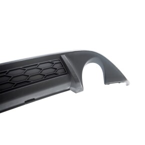 Sport-Heckdiffusor Schwarz matt Duplex passt für VW Golf VII 7 ab 2012-2017