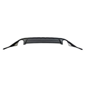 Sport-Heckdiffusor Schwarz matt Duplex passt für VW Golf VII 7 ab 2012-2017