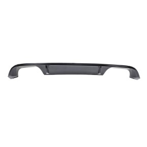 Sport-Heckdiffusor Schwarz glänzend Duplex passt für VW Golf VII 7 ab 2013-2017