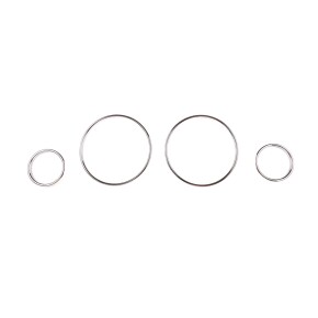 Sport Ringe Kombiinstrument Armaturenbrett Chrom für BMW 5er E39 ab 95-04