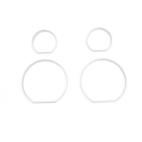Sport Ringe Kombiinstrument Armaturenbrett Chrom für BMW 3er E46 ab 98-07
