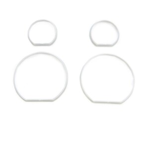 Sport Ringe Kombiinstrument Armaturenbrett Chrom für BMW 3er E46 ab 98-07