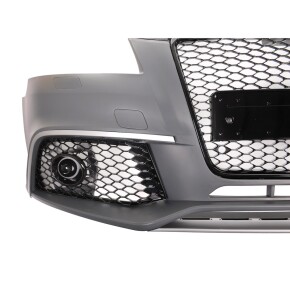 Sportstoßstange EVO vorne + Wabengrill & Gitter ACC für Audi A3 (8P) ab 08-12