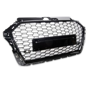 Sport Stoßstange vorne + Grill & Zubehör Silber für Audi A3 8V Facelift ab 16-20