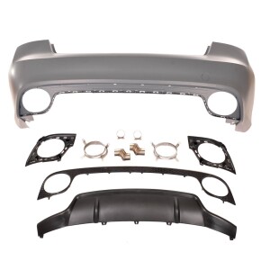Sport Stoßstange hinten mit Diffusor + Blenden Chrom für Audi A5 8T ab 2007-2016