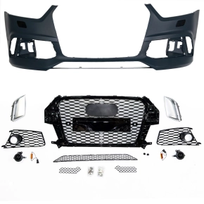 Sportstoßstange EVO vorne + Wabengrill & Gitter...