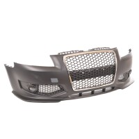 Sportstoßstange EVO vorne + Wabengrill & Gitter NS