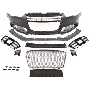 Sportstoßstange EVO vorne + Wabengrill & Gitter NSW für Audi A5 (8T) ab 11-16