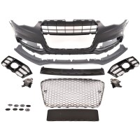 Sportstoßstange EVO vorne + Wabengrill & Gitter NS