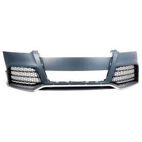 Sportstoßstange EVO vorne + Gitter Schwarz für Audi TT (8J) ab 2006-2014