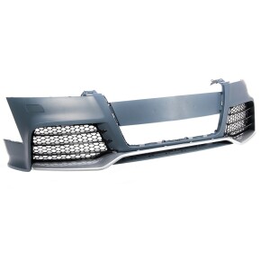 Sportstoßstange EVO vorne + Gitter Schwarz für Audi TT (8J) ab 2006-2014