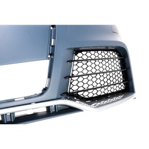 Sportstoßstange EVO vorne + Gitter Schwarz für Audi TT (8J) ab 2006-2014