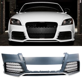 Sportstoßstange EVO vorne + Gitter Schwarz für Audi TT (8J) ab 2006-2014