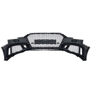  Sportstoßstange vorne + Grill &Zubehör Schwarz für Audi A3 8V Facelift ab 16-20