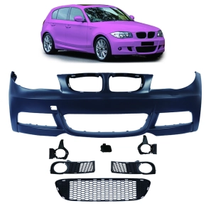 Sportstoßstange vorne + Gitter für BMW 1er E81...