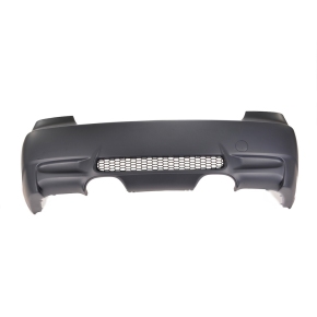 Sportstoßstange EVO hinten + Diffusor 4-Rohr für BMW 3er (E90) ohne PDC ab 05-11
