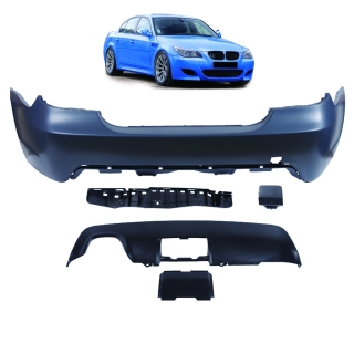 Sportstoßstange hinten + Diffusor AHK für BMW 5er (E60) ohne PDC ab 03-10