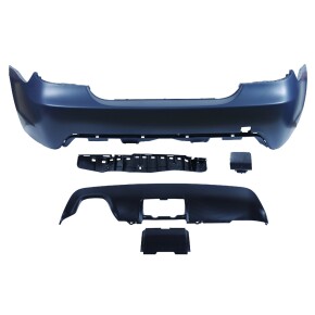 Sportstoßstange hinten + Diffusor AHK für BMW 5er (E60) ohne PDC ab 03-10