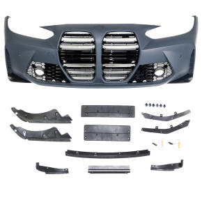 Sportstoßstange EVO vorne + Grill für BMW 4er (G22/G23) Vorfacelift PDC ab 20-24