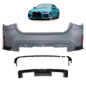 Sportstoßstange EVO hinten + Diffusor für BMW...