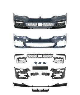  Sportstoßstange EVO vorne + Frontspoiler für BMW 5er (G30/G31) VFL ab 17-20 