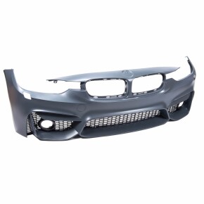 Sportstoßstange EVO vorne + Gitter für BMW 3er (F30/F31) SRA ab 11-19 