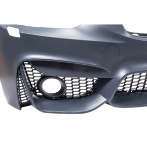 Sportstoßstange EVO vorne + Gitter für BMW 3er (F30/F31) SRA ab 11-19 