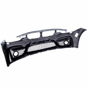 Sportstoßstange EVO vorne + Gitter für BMW 3er (F30/F31) SRA ab 11-19 
