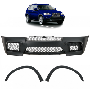 Sportstoßstange EVO vorne + Gitter für BMW X5...