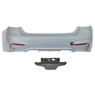 Sportstoßstange EVO hinten + Diffusor für BMW 3er (F30/F31) PDC ab 2011-2019