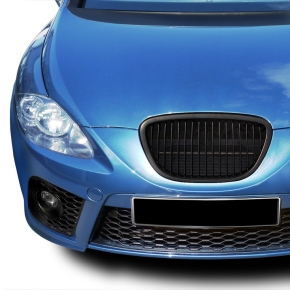 Sportstoßstange vorne + Gitter für Seat Leon (1P1) Vorfacelift ab 2005-2009