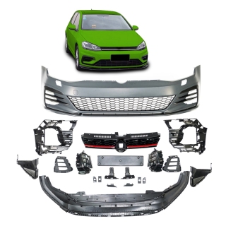 Sportstoßstange vorne + Kühlergrill für VW Golf VII 7 Facelift SRA ab 2017-2020