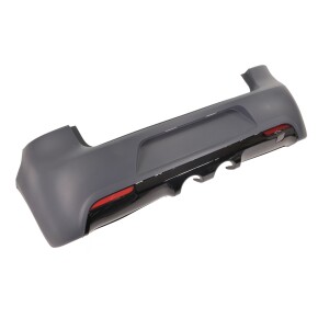 Sportstoßstange hinten + Diffusor Duplex für VW Golf VI 6 ab 2008-2012