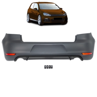  Sportstoßstange hinten + Diffusor Duplex für VW Golf VI 6 ab 2008-2012