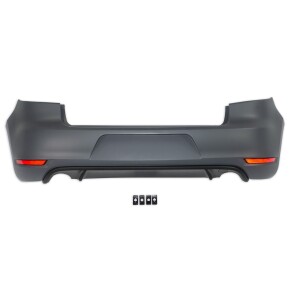  Sportstoßstange hinten + Diffusor Duplex für VW Golf VI 6 ab 2008-2012