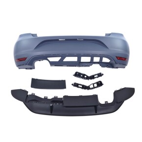 Sportstoßstange hinten + Diffusor für VW Polo VI 6 (6R/6C) ab 2009-2017