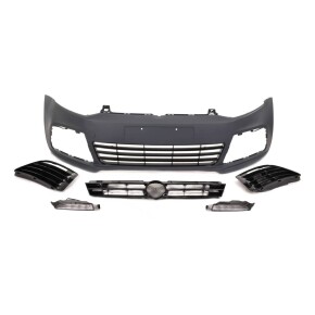 Sportstoßstange vorne + Kühlergrill für VW Polo VI 6 (6R/6C) ab 2009-2017