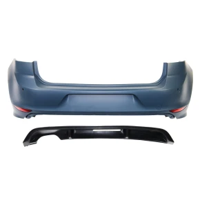 Sportstoßstange hinten + Diffusor für VW Golf...