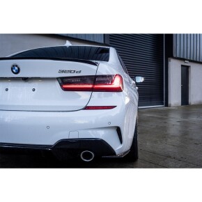 Set Spoiler Flaps hinten Schwarz Glanz passt für BMW 3er G20/G21 ab 2019-2022