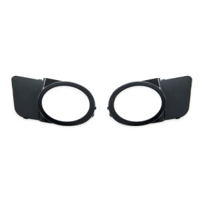  Set Nebelscheinwerfergitter Blenden Schwarz für BMW 5er (E39) ab 95-04
