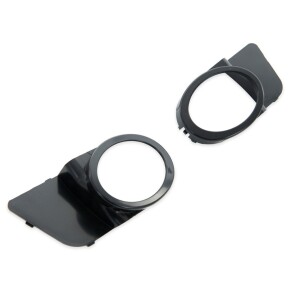  Set Nebelscheinwerfergitter Blenden Schwarz für BMW 5er (E39) ab 95-04