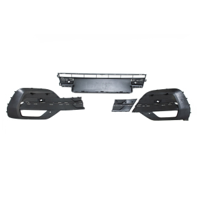 für VW T6.1 Multivan Transporter Gitter Set Blende Stoßstange schwarz glanz +PDC